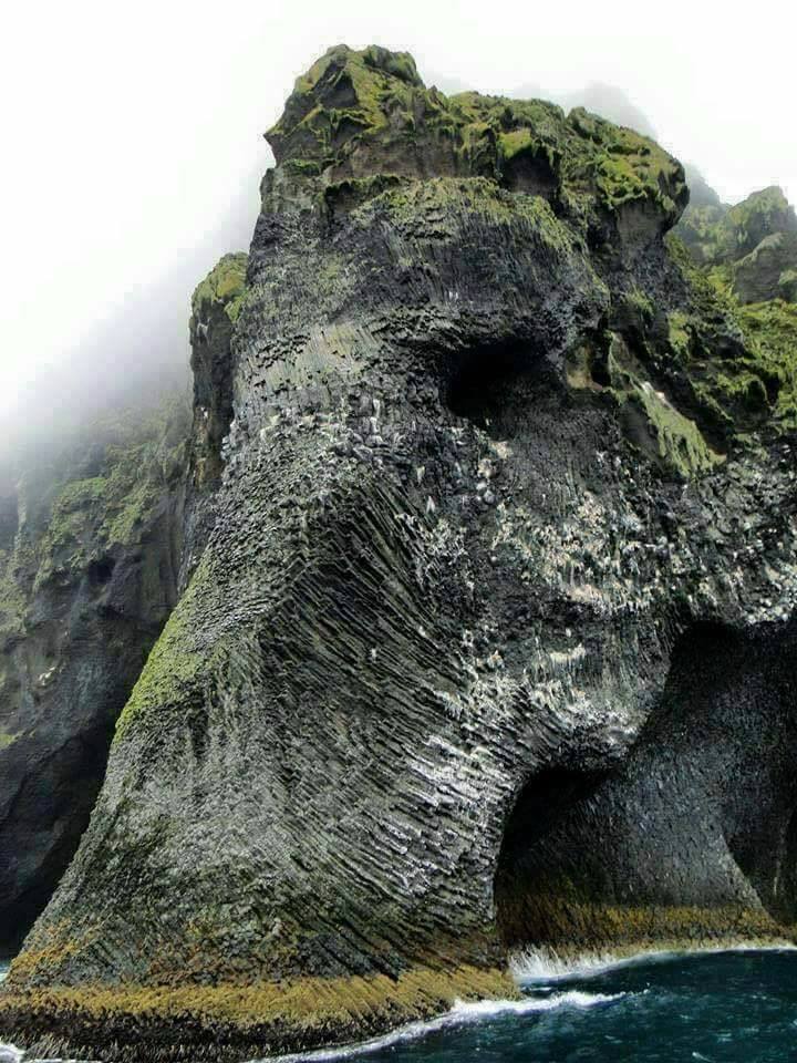 Amazing Nature - Naturally Erupted Elephant Rock in Iceland