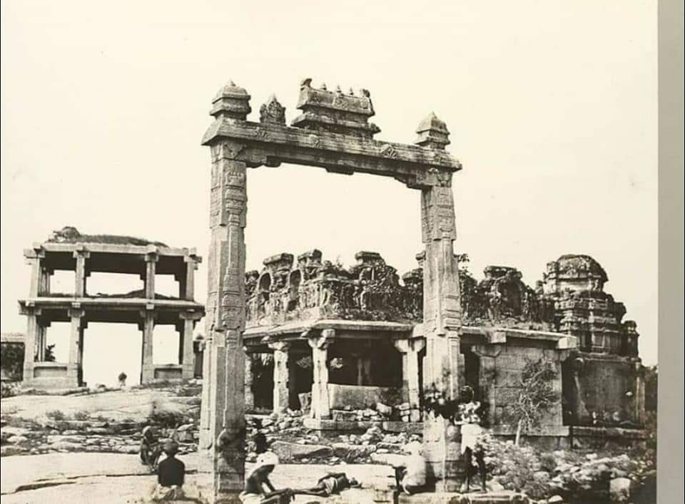 170 year old rare photographs of historical Hampi by Alxender Greenlaw