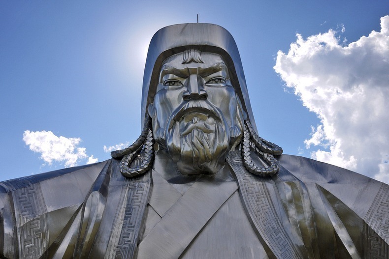 The Genghis Khan Equestrian Statue in Ulaanbataar, Mongolia