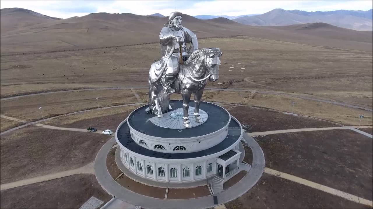 The Genghis Khan Equestrian Statue in Ulaanbataar, Mongolia
