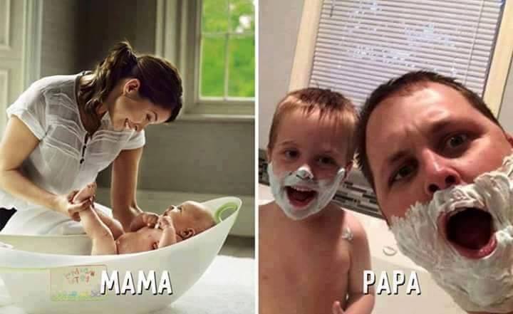 Mama VS Papa (15+ Pics)