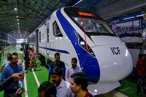 Train 18: India's Fastest and First Engine-Less Train Rolled Out
