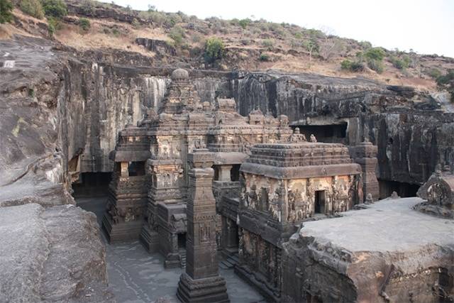 Kailasa Temple - 8th Century Largest Single Rock Cut Temple In The World