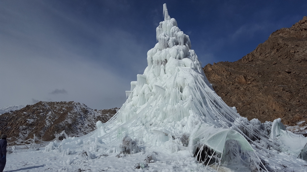 Ladakh's Ice Stupa Project in the Himalayan Desert